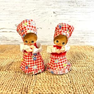 Vintage figurines inarco Japan retro decor girls